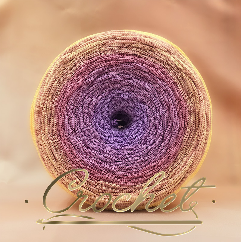 SZNUREK OMBRE POLIESTROWY 5mm – PŁASKI – DODATKOWY MELANŻ 290m CROCHET SZNUREK OMBRE POLIESTROWY 5mm - PŁASKI - DODATKOWY MELANŻ 290m CROCHET - obrazek 2