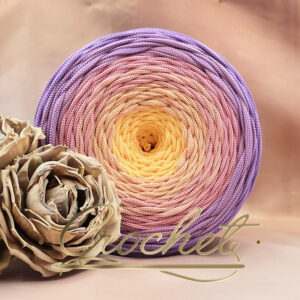 SZNUREK OMBRE POLIESTROWY 5mm – PŁASKI – ANEMONE SOLE 250m CROCHET SZNUREK OMBRE POLIESTROWY 5mm – PŁASKI – ANEMONE SOLE 250m CROCHET