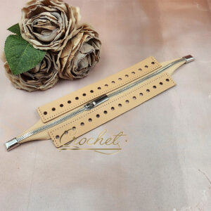 BAZA Z ZAMKIEM SKÓRZANA – ZAMEK CROCHET – 20cm JASNY CAMEL OKUCIA ZŁOTE IT METALOWE KOŃCÓWKI BAZA Z ZAMKIEM SKÓRZANA – ZAMEK CROCHET – 20cm JASNY CAMEL OKUCIA ZŁOTE IT METALOWE KOŃCÓWKI