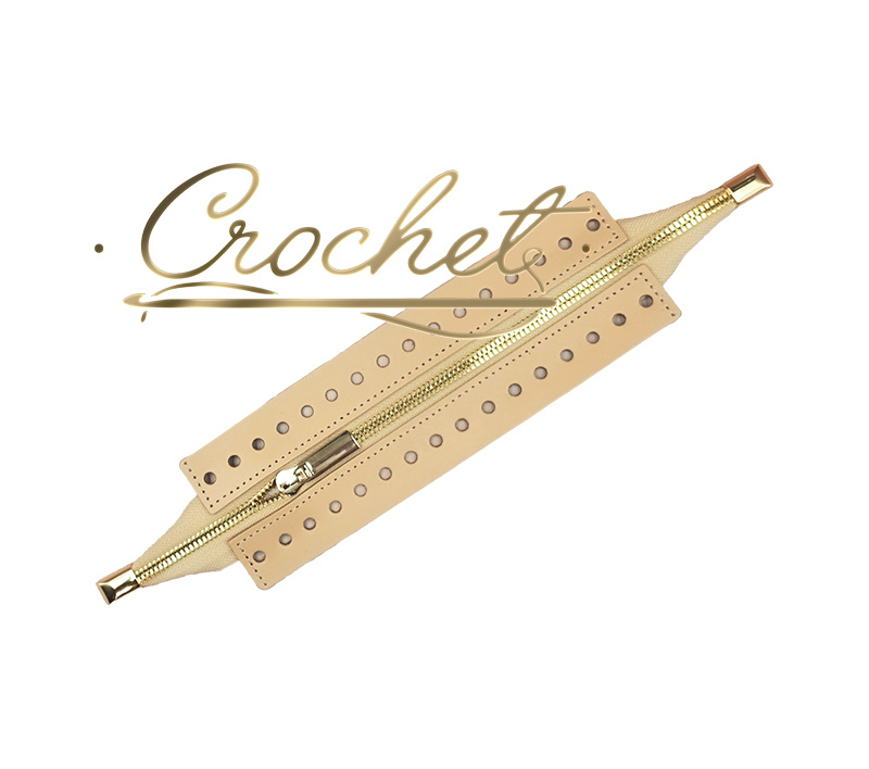BAZA Z ZAMKIEM SKÓRZANA – ZAMEK CROCHET – 30cm JASNY CAMEL OKUCIA ZŁOTE IT METALOWE KOŃCÓWKI BAZA Z ZAMKIEM SKÓRZANA - ZAMEK CROCHET - 30cm JASNY CAMEL OKUCIA ZŁOTE IT METALOWE KOŃCÓWKI - obrazek 3