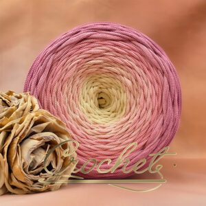 SZNUREK OMBRE POLIESTROWY 5mm – PŁASKI – PERLA MORA 250m CROCHET SZNUREK OMBRE POLIESTROWY 5mm – PŁASKI – PERLA MORA 250m CROCHET