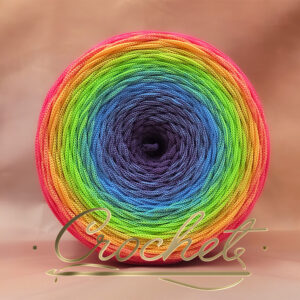 SZNUREK OMBRE POLIESTROWY 5mm – PŁASKI – COCKTAIL PARADISO 250m – CROCHET – OMBRE FLOW !!!2xłączenie NIE PRZESZKADZA W ROBÓTCE!!! SZNUREK OMBRE POLIESTROWY 5mm – PŁASKI – COCKTAIL PARADISO 250m – CROCHET – OMBRE FLOW !!!2xłączenie NIE PRZESZKADZA W ROBÓTCE!!!