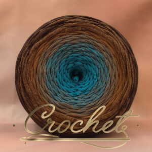 SZNUREK OMBRE POLIESTROWY 5mm – PŁASKI – WALNUT WAVE 270m CROCHET SZNUREK OMBRE POLIESTROWY 5mm – PŁASKI – WALNUT WAVE 270m CROCHET